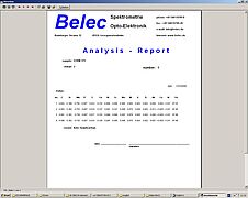 Analysen-Protokoll